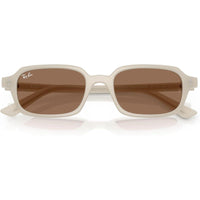 Gafas de Sol Ray-Ban RB4455 Zuri con Marco Cuadrado Negro y Lentes Polarizadas Gris Oscuro