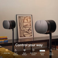 Sonos Era 300 Negro, altavoz inteligente inalámbrico con Alexa y Dolby Atmos para audio espacial de alta calidad, paquete de 2