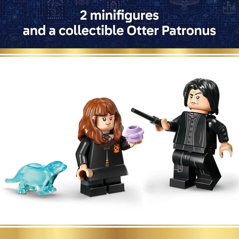 LEGO Harry Potter Cauldron: Secret Potions - Juguete de aula para niñas y niños con minifiguras y Patronus de Hermione