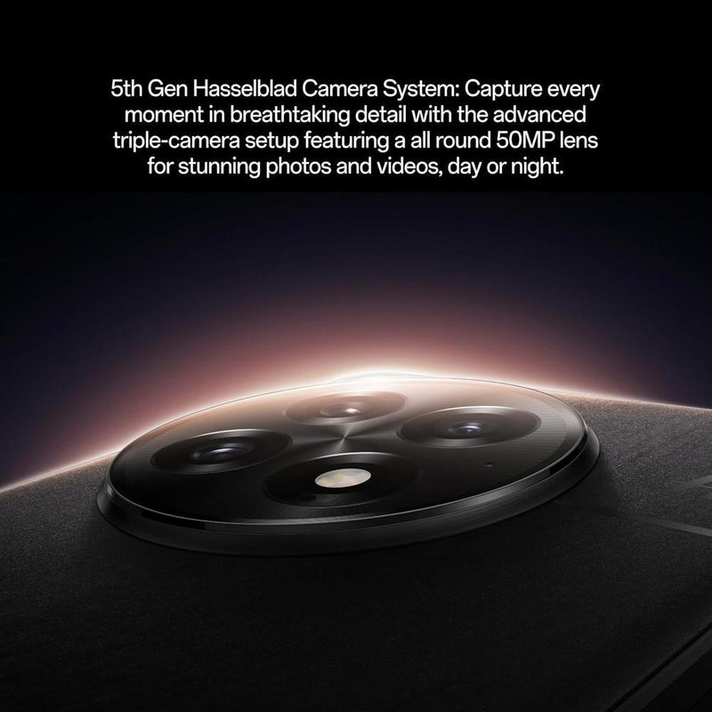 OnePlus 13 con 16GB RAM y 512GB almacenamiento, Android desbloqueado, carga rápida SUPERVOOC y cámara Hasselblad
