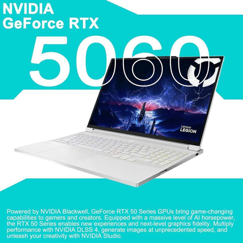Lenovo Legion 7i Gaming Laptop OLED Intel 20-core 32GB RAM 2TB SSD GeForce RTX 5060 Wi-Fi 7