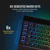 Teclado inalámbrico para juegos K57 RGB, tiempo de respuesta menor a 1 ms con Slipstream Wireless, USB, Bluetooth, cable y teclas RGB retroiluminadas individualmente