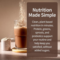 Batido de proteína orgánica Garden of Life sabor chocolate, alto en proteína y fibra, libre de lácteos y sin gluten