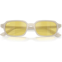 Ray-Ban RB4455 Zuri gafas de sol con protección UV y lentes dorados espejados amarillos, incluye estuche y paño