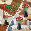 Juego de 960 flores artificiales colección botánica para decoración del hogar y regalos ideal para San Valentín y cumpleaños