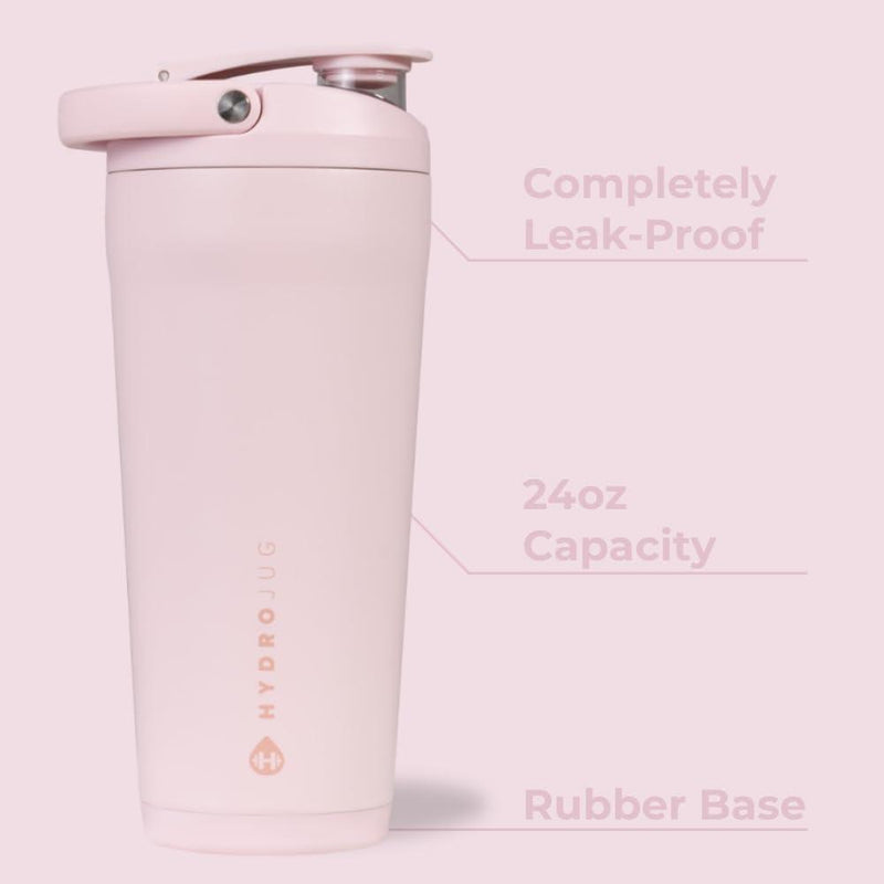 HydroJug Coctelera de acero inoxidable, aislada y a prueba de fugas, sin BPA para fitness, deportes y uso diario