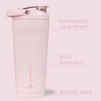 HydroJug Coctelera de acero inoxidable, aislada y a prueba de fugas, sin BPA para fitness, deportes y uso diario