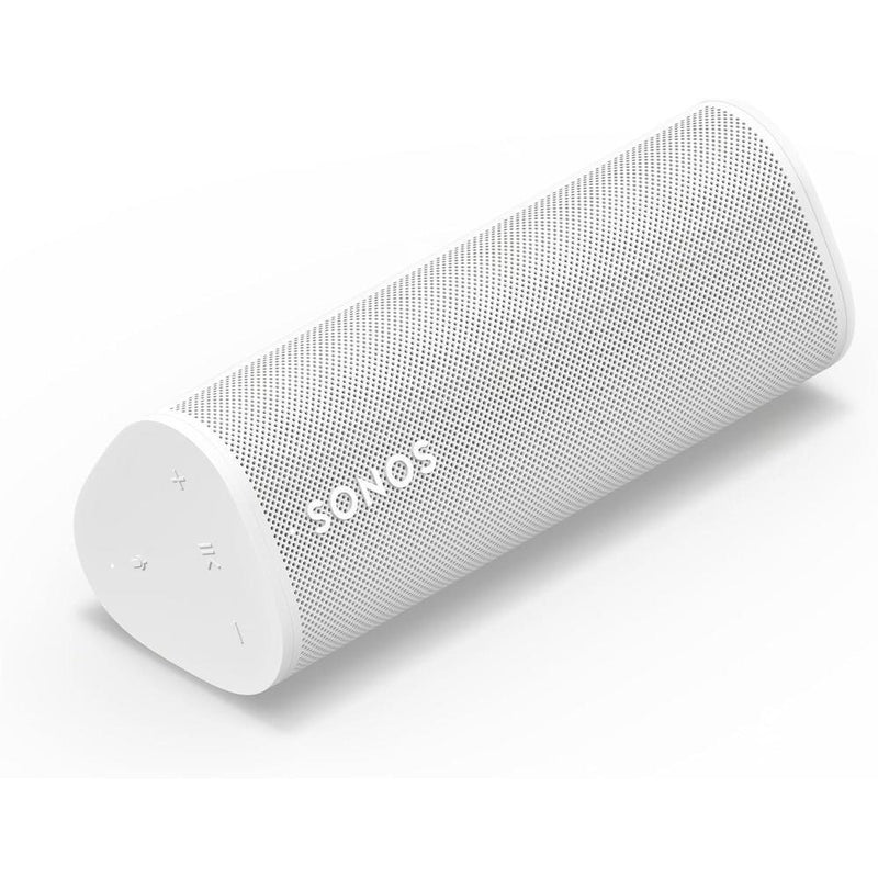 Sonos Roam 2 en color blanco, altavoz Bluetooth portátil e impermeable, integra control de voz con Alexa y conectividad Bluetooth y Wi-Fi
