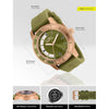 Reloj de cuarzo para hombre Invicta Specialty con correa de silicona y caja de acero inoxidable
