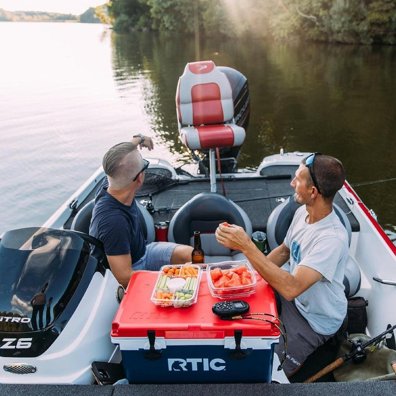 Enfriador ultraligero RTIC 32 cuartos con aislamiento portátil para bebidas, ideal para playa, camping, pesca y más actividades