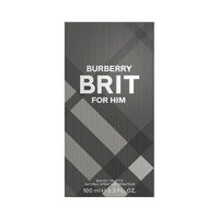 Burberry Brit Eau de Toilette Colonia Woody para hombre con notas de cedro, mandarina, rosa silvestre y haba tonka