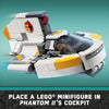 LEGO Star Wars Ahsoka Ghost and Phantom II, juguete de construcción para niños con 5 minifiguras, regalo para mayores de 10 años