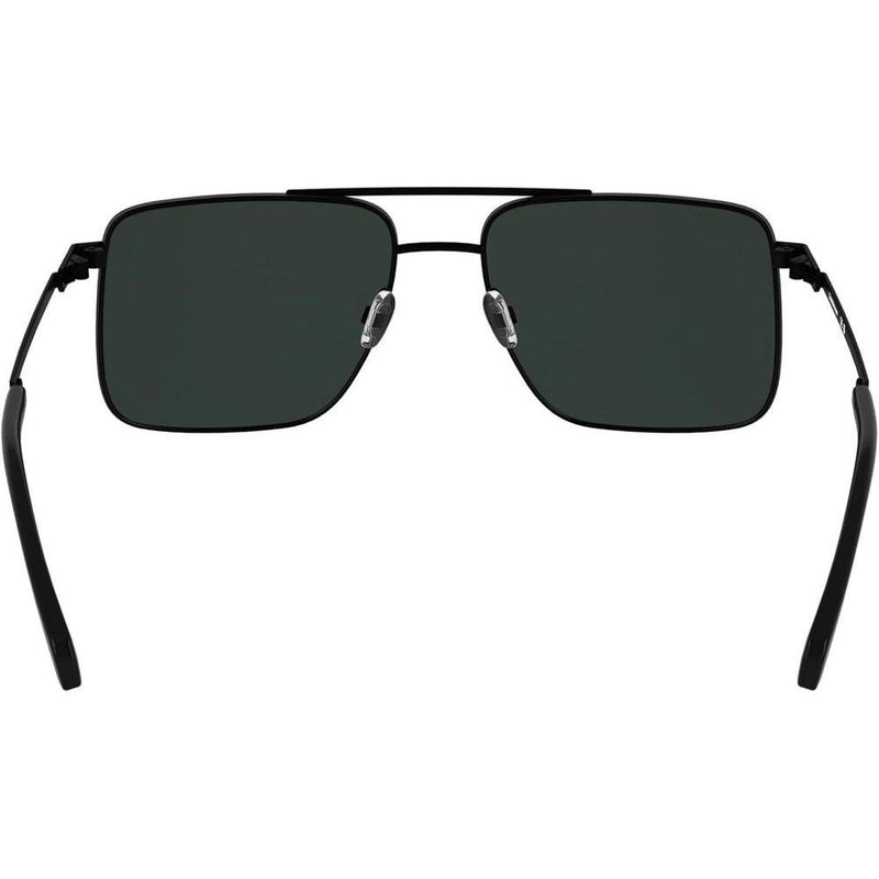Gafas de sol Calvin Klein estilo aviador con marco metálico, doble puente y lentes tonificadas en modelo XL para hombres