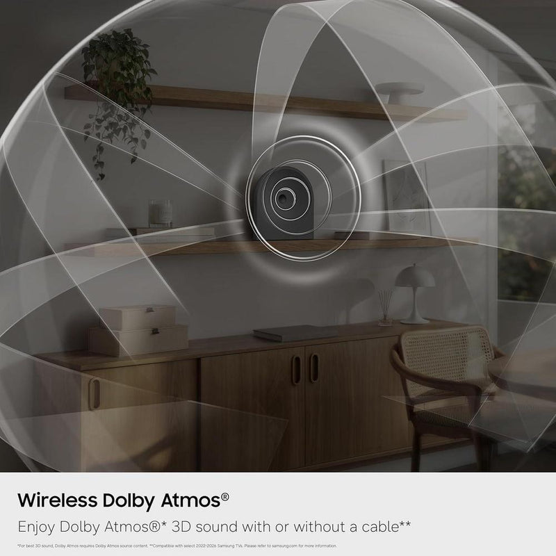 Samsung Altavoz Inteligente Music Studio 5 con Sonido Dolby Atmos, Q-Symphony, WiFi y Bluetooth Modelo 2026 Negro