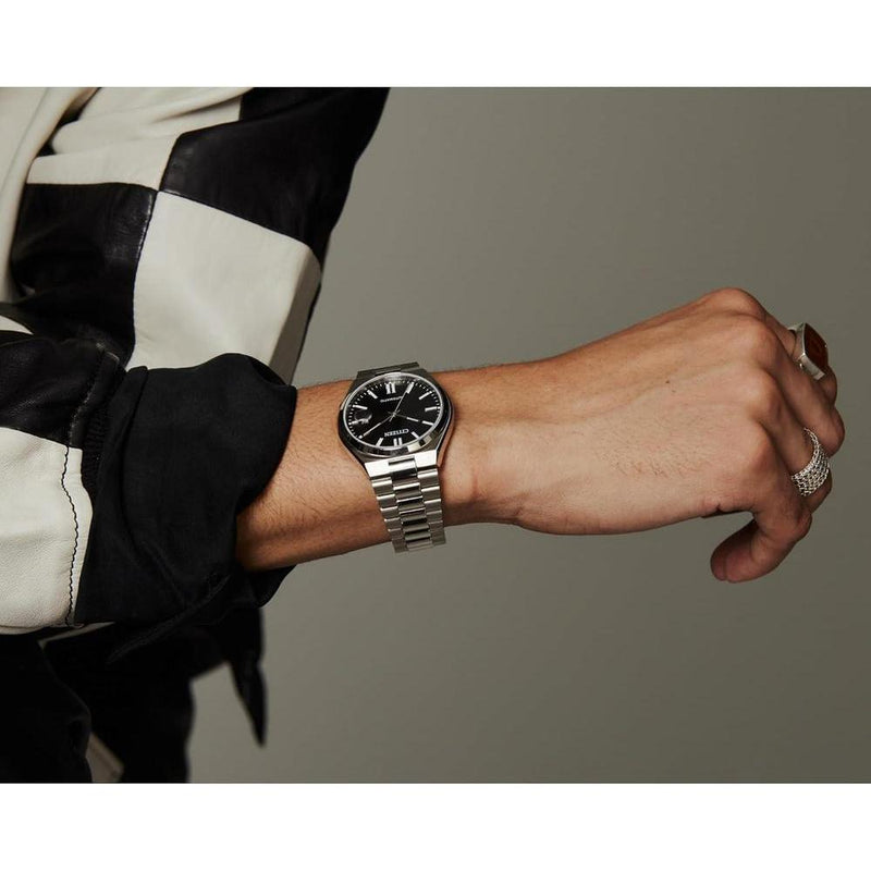 Reloj Citizen Automático Tsuyosa Sport, acero inoxidable plateado, 3 agujas y fecha, reserva de marcha 42 horas