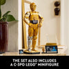 LEGO Star Wars C-3PO Figura de droide coleccionable con minifigura para decoración y regalo nostálgico