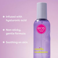 Rocío corporal de cachemira eos con almizcle suave, caramelo y ácido hialurónico, spray hidratante para mujeres