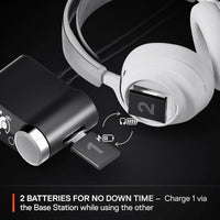 SteelSeries Arctis Nova Pro: Auriculares inalámbricos con ANC y dos baterías, micrófono ClearCast Gen 2 para múltiples plataformas