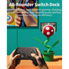 Estación de acoplamiento multifuncional para Nintendo Switch, con HDMI 4K y puertos USB, carga rápida y diseño creativo