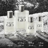Acqua de Giò para hombre, colonia Eau de Toilette con fragancia duradera de bergamota, jazmín y almizcle