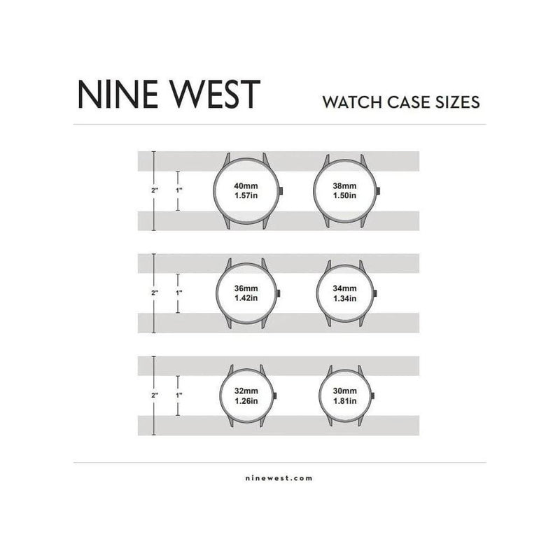 Nine West Reloj de Pulsera Analógico para Mujer, Diseño en Oro Rosa y Banda de Goma Lavanda