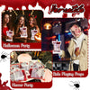 Paquete de 40 bolsas de sangre reutilizables para bebidas con embudo, decoración de fiestas de Halloween y eventos temáticos