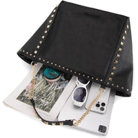 Montana West - Bolso de mano grande con asa superior sobredimensionada y bolsos con cadena elegante para mujer