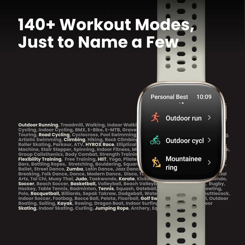 Amazfit Bip 6 - Reloj Inteligente 46mm, Batería 14 Días, AMOLED 1.97" GPS, Rosa