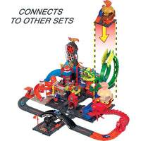 Hot Wheels City Burger Drive-Thru con 1 Vehículo, se conecta con otros playsets, para niños de 4 a 8 años