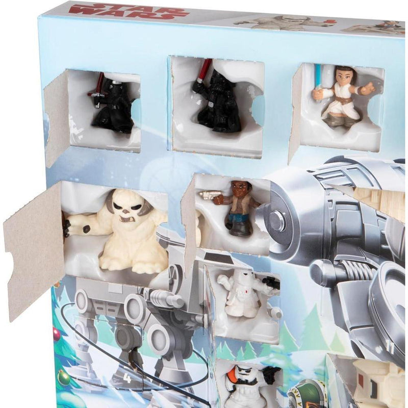 Calendario de Adviento Star Wars con 24 Sorpresas, Incluye Figuras y Vehículos para Niños y Niñas Mayores de 4 Años