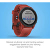 Garmin Forerunner 745, reloj GPS para entrenamiento, funciones inteligentes avanzadas, color rojo