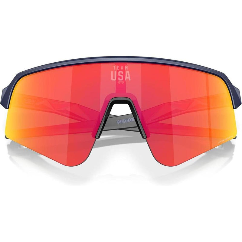 Oakley Sutro - Gafas de sol deportivas rectangulares para hombre con lentes Prizm rubí y protección UV