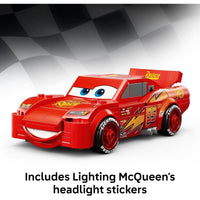 LEGO Speed Champions Lightning McQueen de Disney Pixar Cars, juguete de construcción para niños y niñas de 9+ años