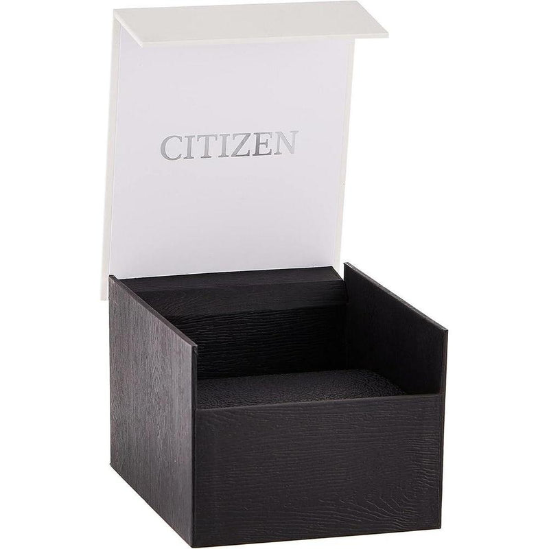 Citizen Reloj de cuarzo para hombre, acero inoxidable clásico, modelo AG8300-52L tono plateado, cronógrafo