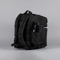 WOLFpak Mochila Negro Alpha de 25L resistente al agua, ideal para viaje o uso diario, con compartimento seguro y personalizable