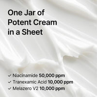 Máscara de Crema Iluminadora de Poros y Manchas Oscuras con Niacinamida y Ácido Tranexámico, Hidratante y No Irritante