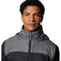 Chaqueta impermeable Columbia Glennaker Lake II para hombre, con capucha plegable y materiales duraderos