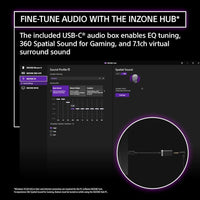 Sony INZONE E9 Audífonos In-Ear Alámbricos Negro