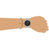 Citizen Reloj analógico de hombre con esfera negra y tono plateado, modelo moderno BI5010-59E