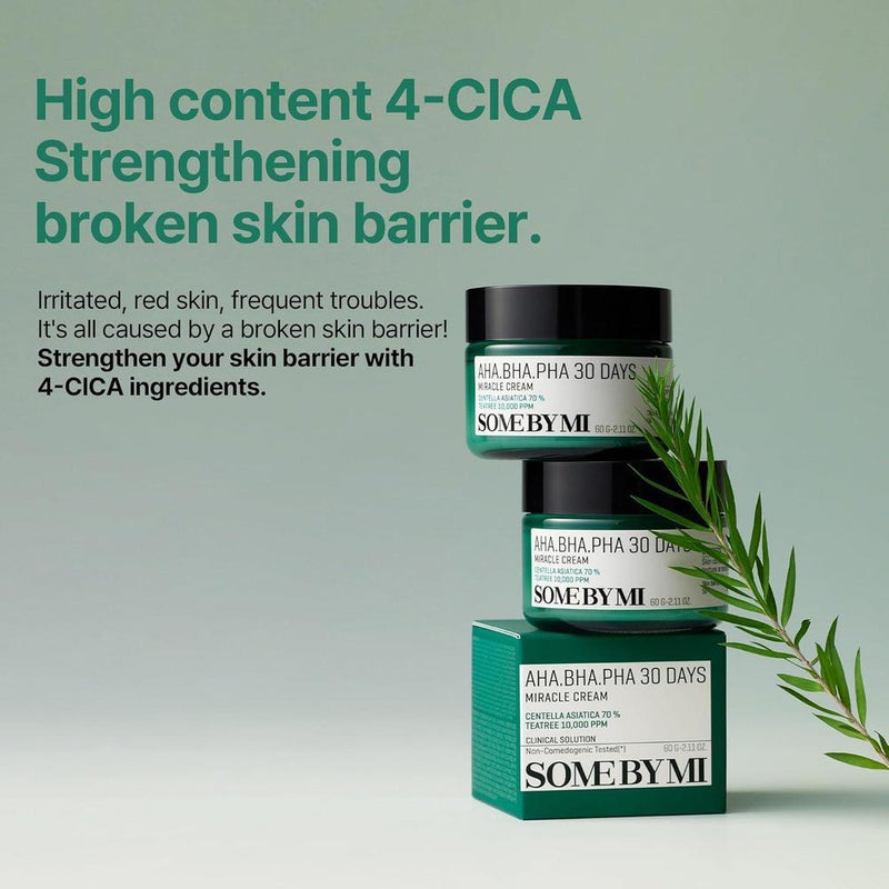 Some By Mi Aha Bha Pha Miracle Cream Hidratante Exfoliante Y Calmante Facial 60ml