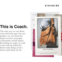 Coach Bandolera de cadena de jade con bloqueo