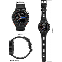 CARBINOX X-Ranger Smart Watch con llamadas, rastreador fitness resistente al agua IP69K, compatible Android e iOS, pantalla AMOLED