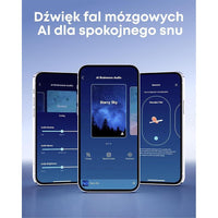 Auriculares para dormir Soundcore Sleep A30 de Anker con cancelación activa de ruido y enmascaramiento de ronquidos, ultra comodidad