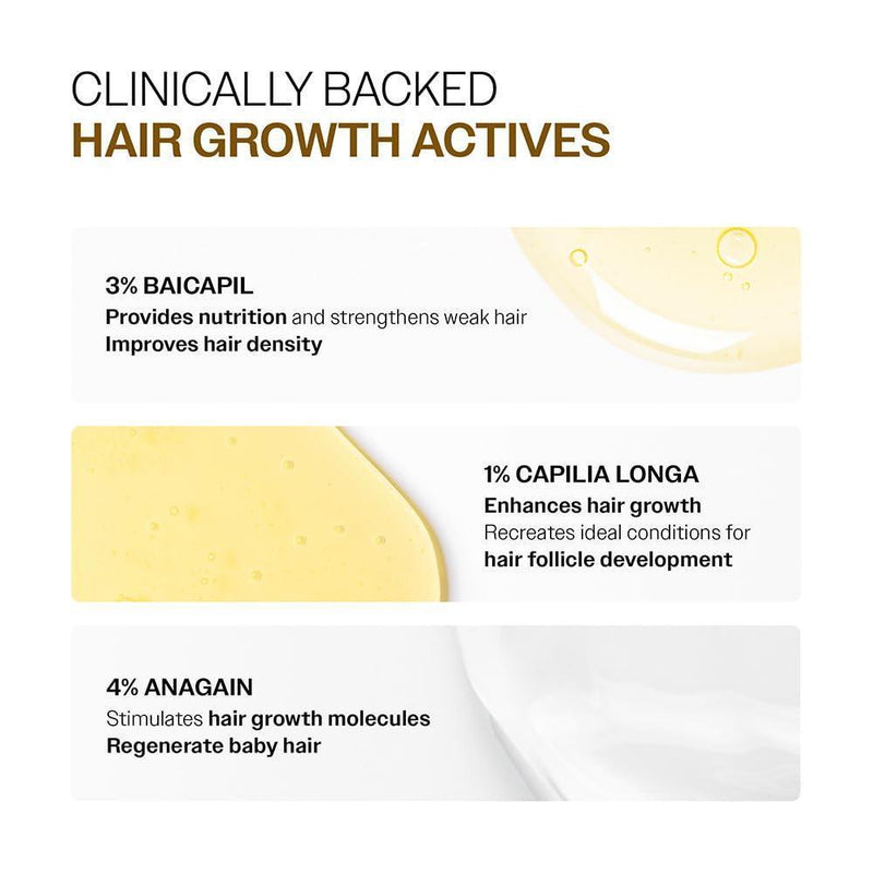 Bare Anatomy Suero Capilar Avanzado con Redensyl, Anagain, Baicapil y Capilia Longa para Caída del Cabello