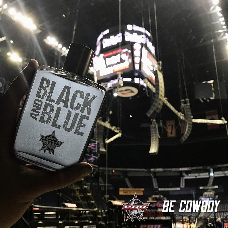 Colonia Black and Blue para hombre de Tru Western - Aroma fresco, masculino, socio oficial PBR - Tru Fragrance