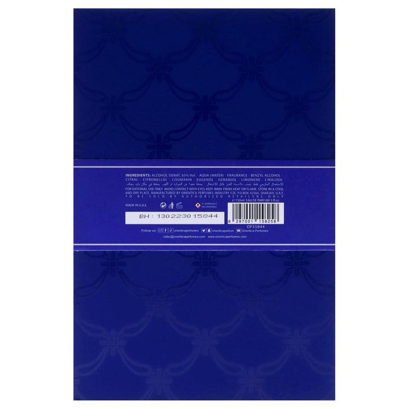 Orientica Royal Bleu Luxury Collection for Unisex - 5 oz EDP Spray