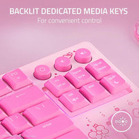 Razer Ornata V3 TKL Gaming Keyboard: Teclas perfil bajo, switches mecha-membrana, RGB, edición Hello Kitty