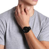 Reloj cronógrafo para hombre AX Armani Exchange, correa de cuero, acero inoxidable o silicona, moderno y resistente