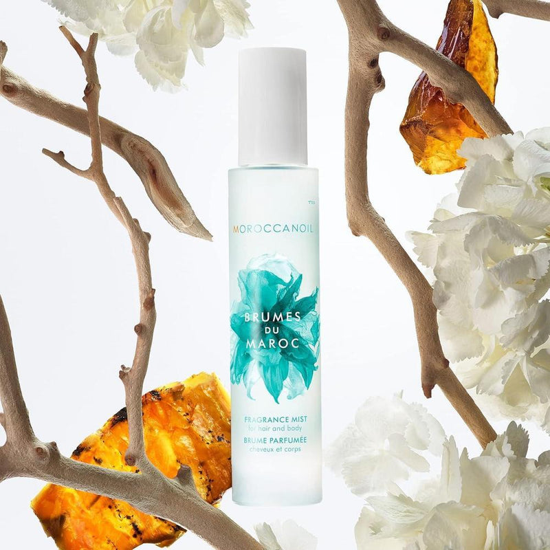 Mist Fragancia Moroccanoil para cabello y cuerpo, con aceite de argán y vitamina E, aroma ámbar y floral dulce