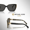 Michael Kors Acadia MK2199 - Lentes de sol rectangulares elegantes para mujer con accesorios incluidos de cortesía